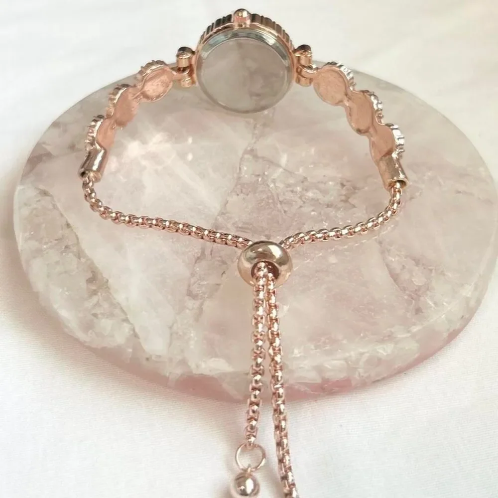 Vintage Inspired Luxury Pink Watch